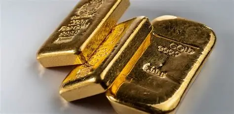 three GOLD BAR