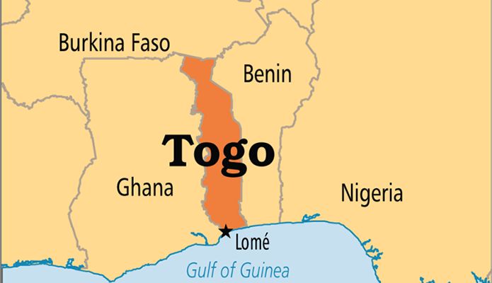 Map of Togo