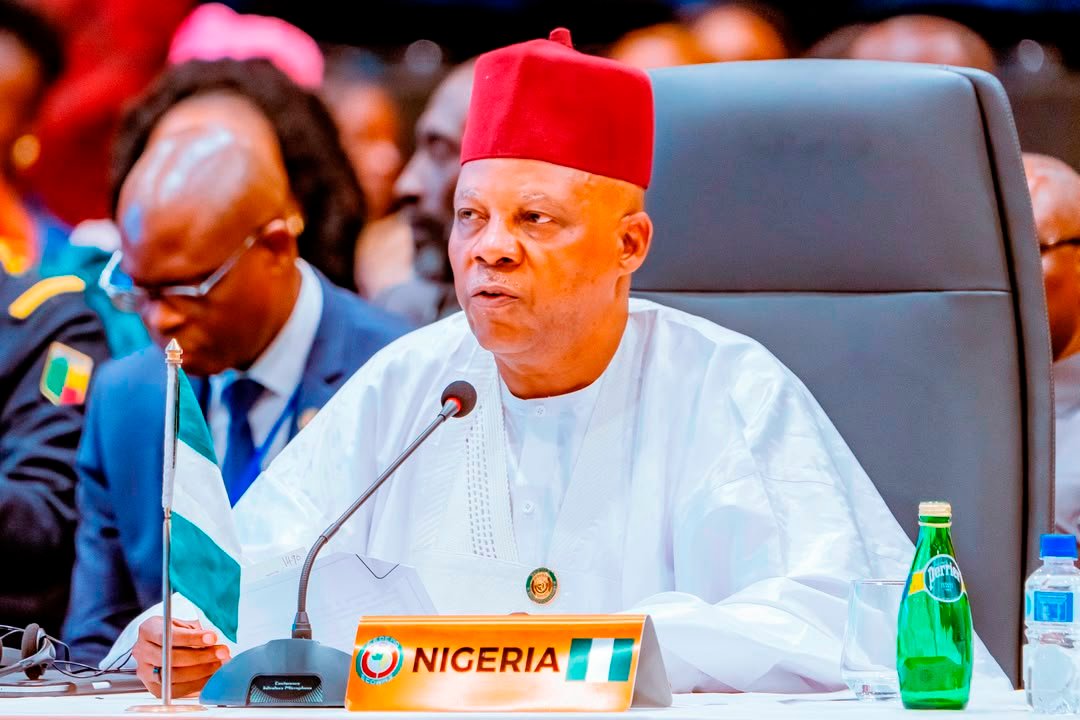 photo of VP Shettima at the Ecowas meeting