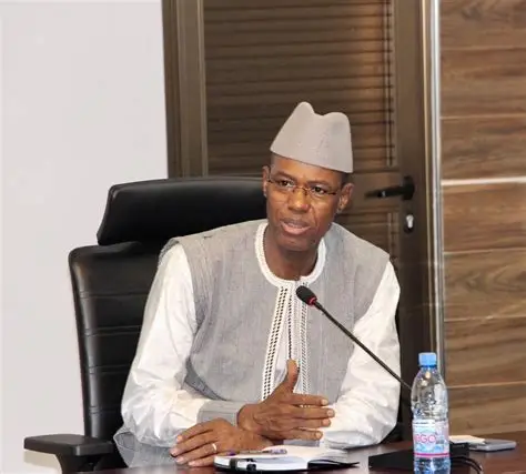 Photo of Mali's Finance Minister Alousseni Sanou